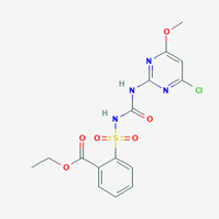Хлоримурон-этил - структурная формула