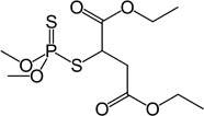 Малатион - Структурная формула