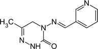 Пиметрозин - структурная формула