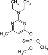 Пиримифос-метил - структурная формула