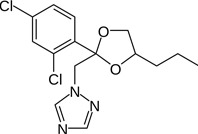 Пропиконазол  - структурная формула