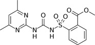Сульфометурон-Метил - структурная формула