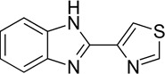 Тиабендазол - структурная формула