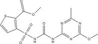 Тиенкарбазон-Метил - структурная формула