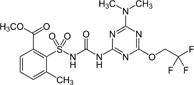 Трифлусульфурон-Метил - структурная формула